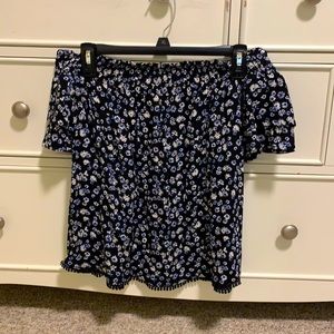 Floral Off The Shoulder Top